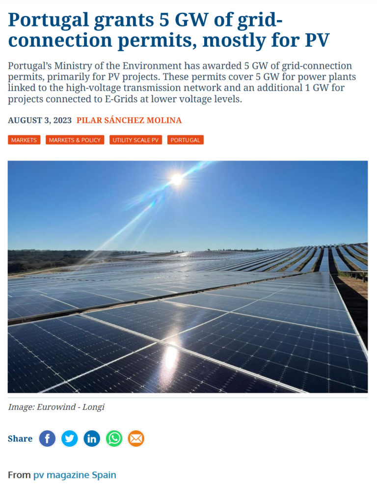 Nenuphar Frontier, part of Nenuphar Advisors group, has 300 MVA to have Grid Access Permit