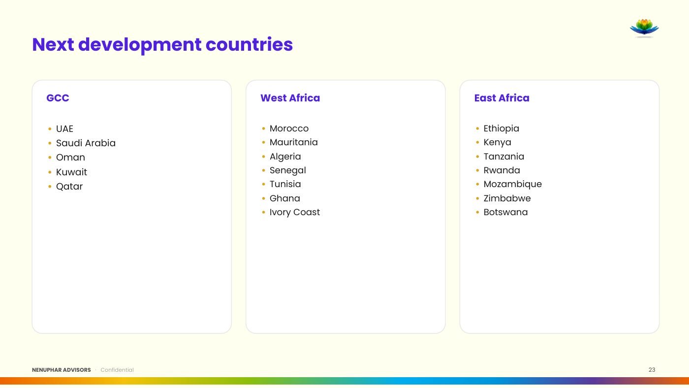 Nenuphar Advisors Group Presentation - slide 23 of 29